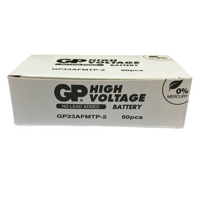 GP Batteries GP23A Süper Alkalin 23A/Mn21/V23Ga Boy Pil, 12 Volt, 50 Adet Açık Ambalaj