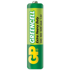 GP Batteries GP24G Greencell R03/1212/AAA İnce Kalem Pil, 1.5 Volt, 12'li Paket - Thumbnail