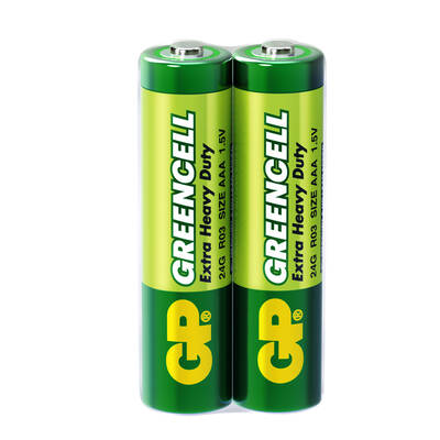 GP Batteries GP24G Greencell R03/1212/AAA İnce Pil, 1.5 Volt, 40'lı Kutu