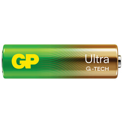 GP Batteries G-TECH Ultra Alkalin Kalem LR6 - AA Boy 1.5V Pil 12'li Shrink - Thumbnail