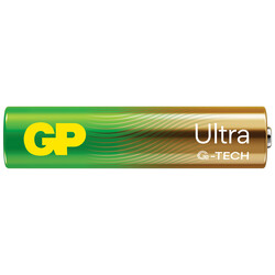 GP Batteries G-TECH Ultra Alkalin İnce LR03 - AAA Boy 1.5V Pil 12'li Shrink - Thumbnail