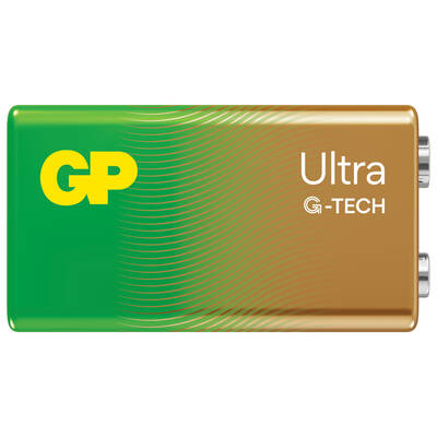 GP Batteries G-TECH Ultra Alkalin 9V -1604AU 6LR61 Boy 9V Pil Tekli Kart