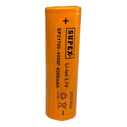 Supex ICR21700-4000F Lityum Ion 3.7V 4000mAh Düz Kafa Pil - Thumbnail