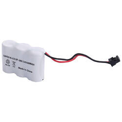 Supex SP-300 3'lü Kısa 3.6V NiCd 300mAh Telsiz Telefon Pili fişli