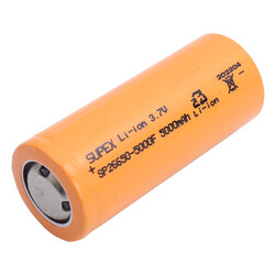 Supex SP26650-5000F 3.7V 26650 Model 5000mAh Li-İon Düz Kafa Pil - Thumbnail